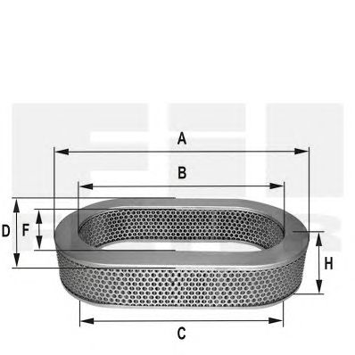 FIL FILTER hp988 -  Воздушный фильтр